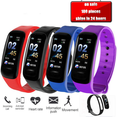 Fitness Tracker Smart bracelet Activity Tracker with Heart Rate Monitor Watch Sleep Monitor Step Counter Pedometer for Women Men